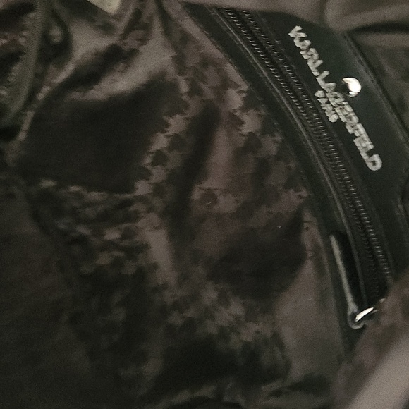 EUC! Karl Lagerfeld Black Backpack - Picture 8 of 11